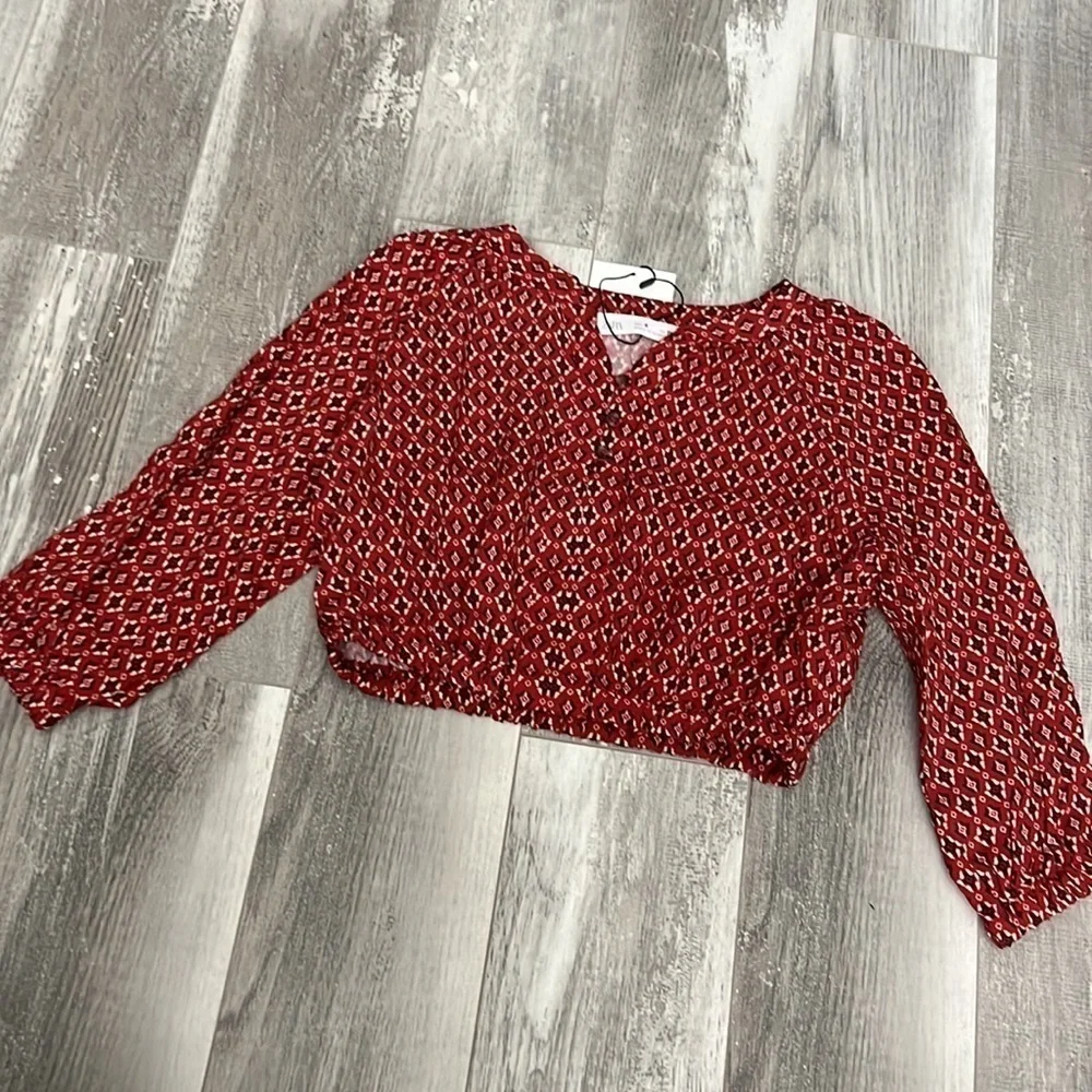Zara Printed Blouse